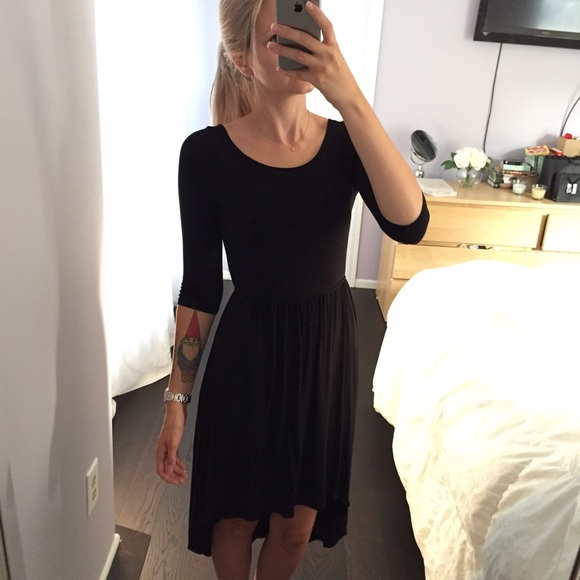 High Low Dress Cut-Out Back