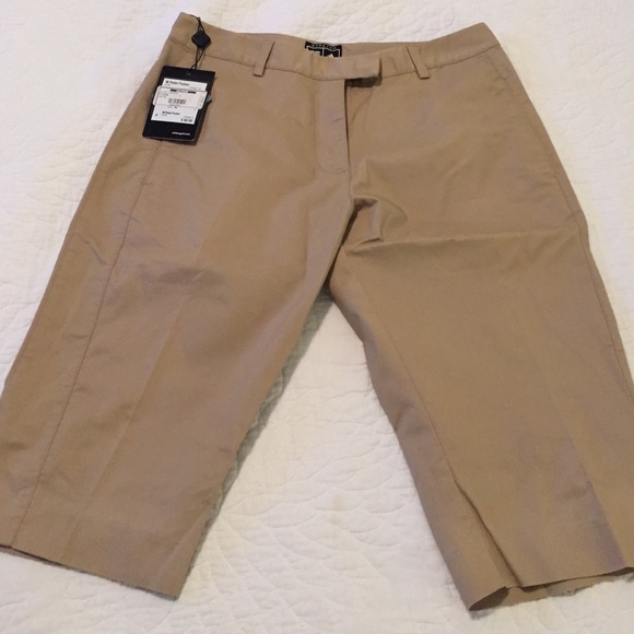 Beige Adidas golf shorts (NWT)