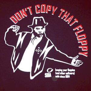 Don't Copy That Floppy! Men's shirt.