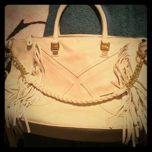 Steve Madden fringe tote purse, hand/shoulder  bag