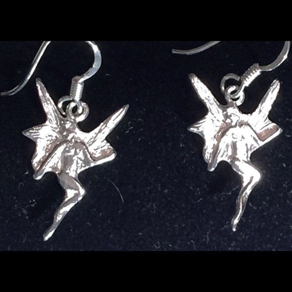 Sterling Silver Fairy Earrings