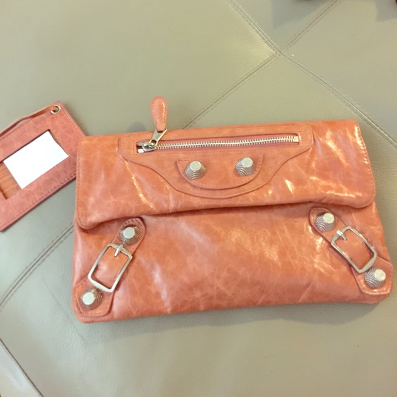 Authentic balenciaga envelope clutch lovely ~