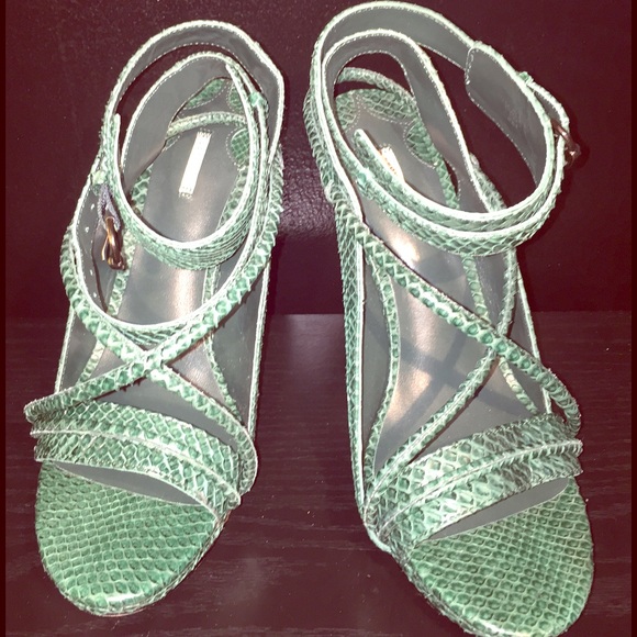 Leon Max Snakeskin Sandal
