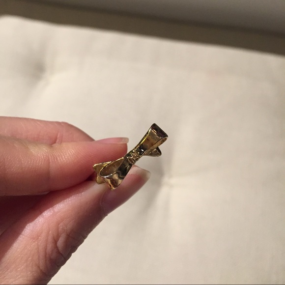 Kate Spade bow ring in gold