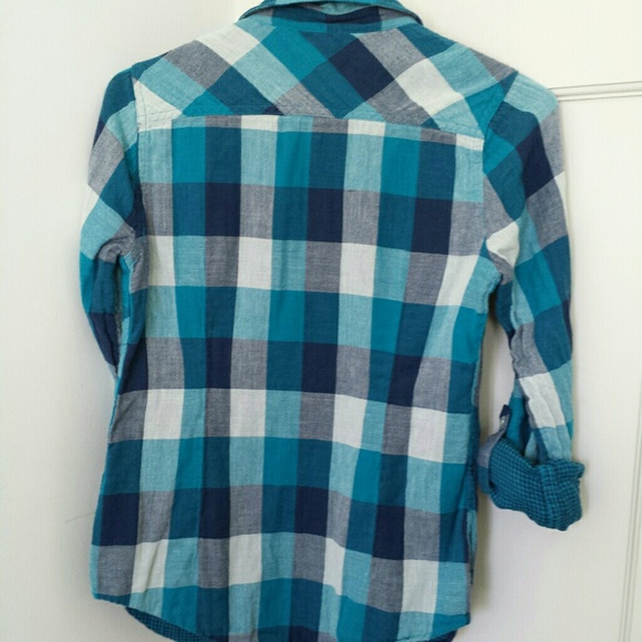 Mixed Pattern Button-Up - Picture 2 of 4