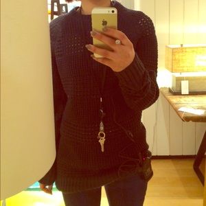 Puffy Knitted Sweater