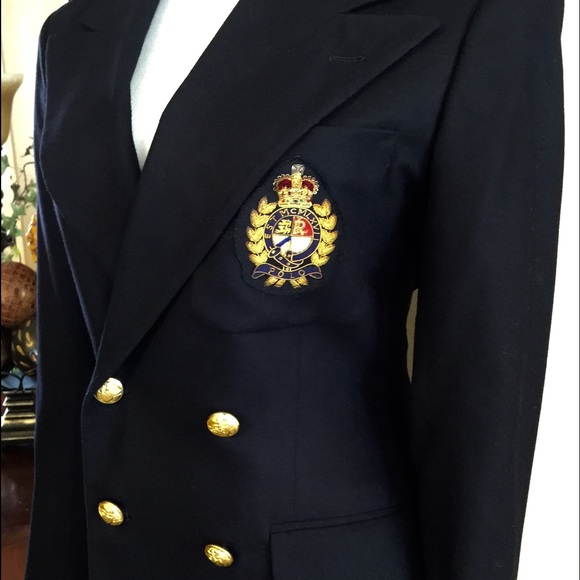 Ralph Lauren Navy Blazer Size 6