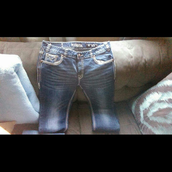 Silver, wrangler, rock&roll jeans - Picture 3 of 3