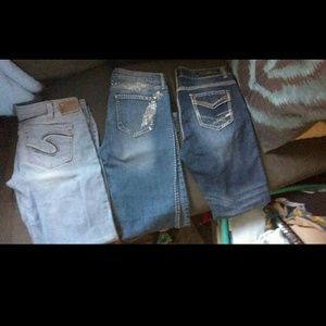 Silver, wrangler, rock&roll jeans