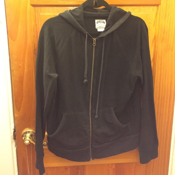 Old Navy black zip up hoodie