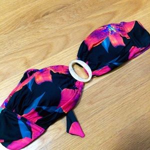 Victoria's Secret Floral Bandeau Bikini Top