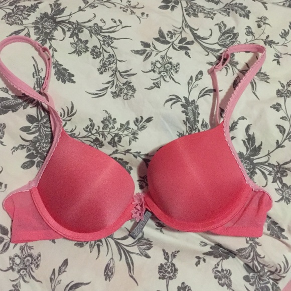 Victoria's Secret Accessories Pink Aerie Bra With Flowers Poshmark