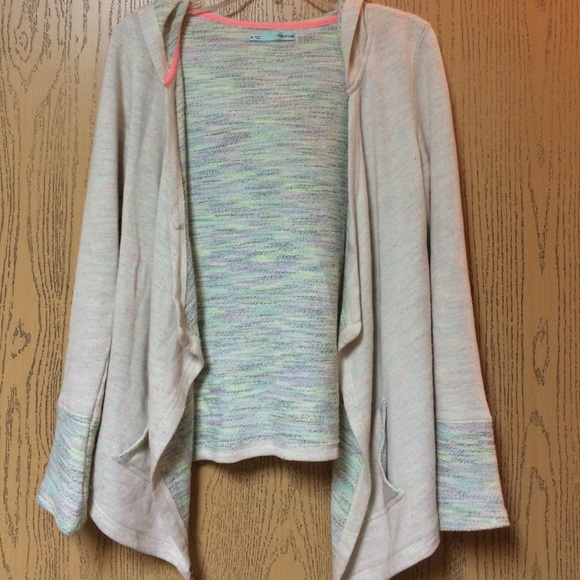 Multi colored cardi wrap