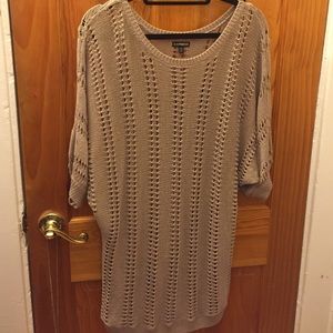 EXPRESS Taupe knit Sweater