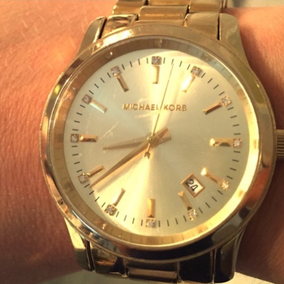 Michael KORS gold statement watch