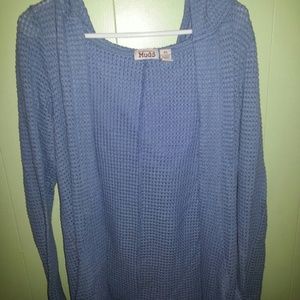 Light Blue Cardigan.