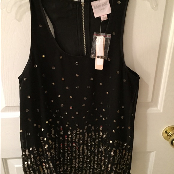 Romeo & Juliet Couture Tops - Romeo & Juliet Couture Black embellished top