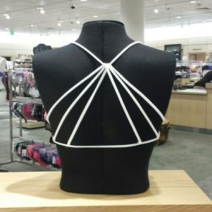 Free people white strappy bralette