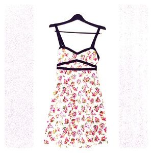 Open Back Floral Dress