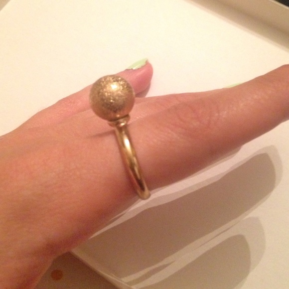 Gold Ball Ring!