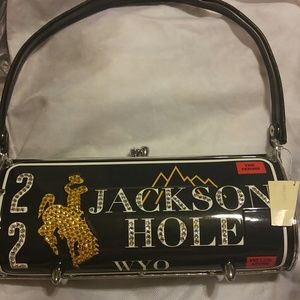 Little Earth Jackson Hole Swarovski crystal purse