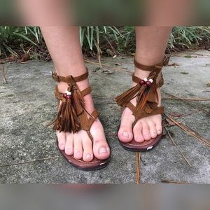 Native American inspired flats