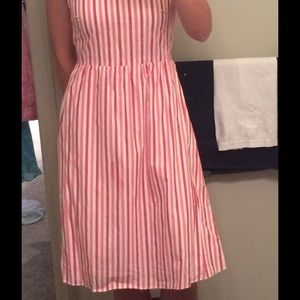 JCrew strapless dress.