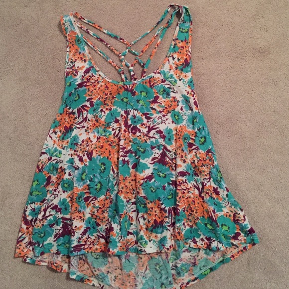 floral tank top