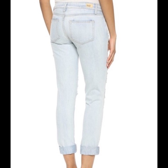 📌SOLD📌PAIGE Jimmy Jimmy Skinny Jeans Sawyer Dest - Picture 4 of 4
