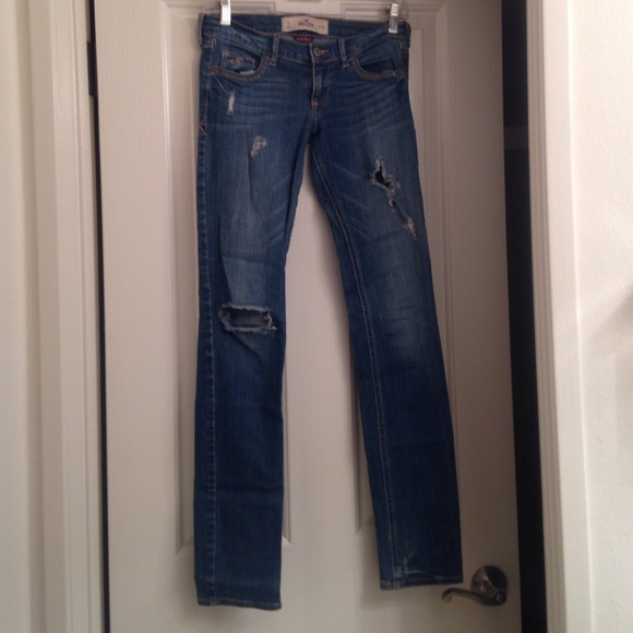 Denim skinny jeans