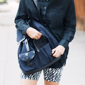 GAP Bags - Navy and Black canvas/leather (vegan) Backpack GAP Bags - Navy and Black canvas/leather (vegan) Backpack
