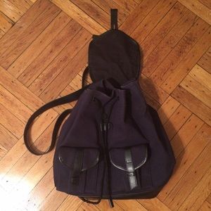 GAP Bags - Navy and Black canvas/leather (vegan) Backpack GAP Bags - Navy and Black canvas/leather (vegan) Backpack