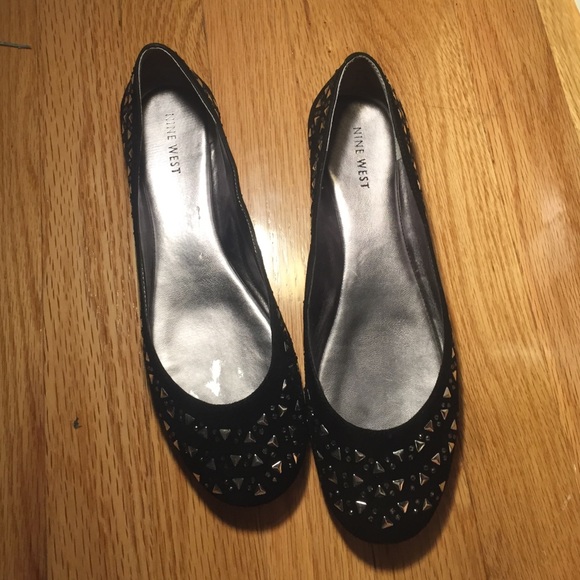 Nine West Studded Flats