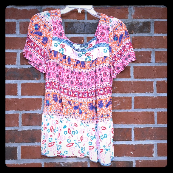 H&M multicolor top