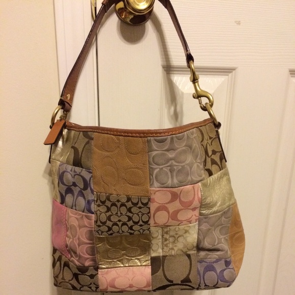 Patchwork Coach Tote