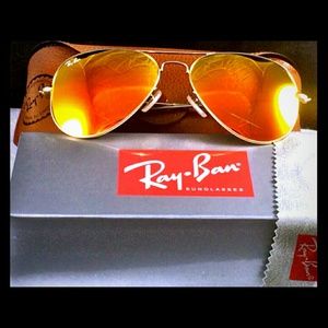 Ray-Ban Aviator Orange Mirror Lens