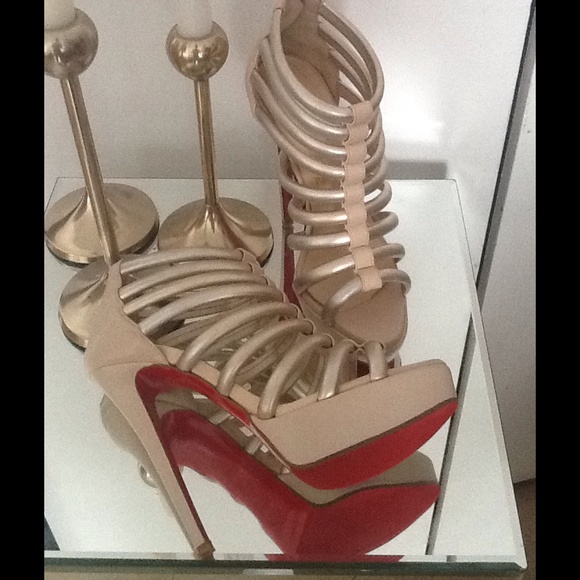 Christian Louboutin ROMAINE 140 NAPPA LAMINATO