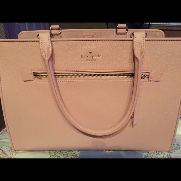 Pink Kate Spade Large Purse