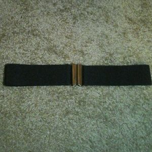 Black Thick Fashion Belt