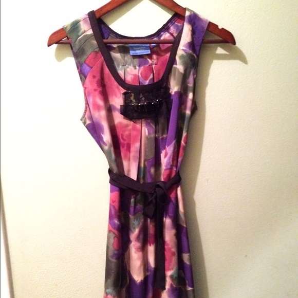 Simply Vera floral print knee length shift dress