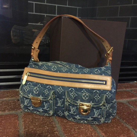 Authentic Louis Vuitton denim baggy