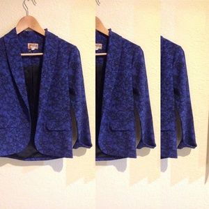 Blazer with Blue with black detailing