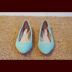 Teal Steve Madden flats