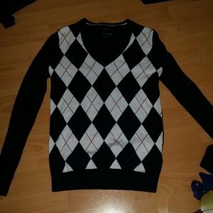 V-neck sweater top