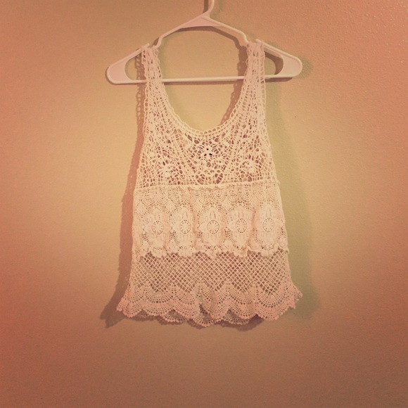 All lace tank top