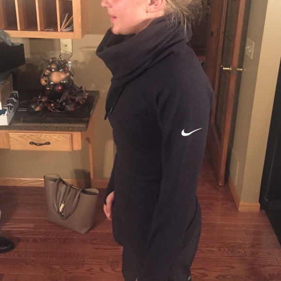 Nike Jackets & Blazers - Black turtle neck athletic Nike sweater!