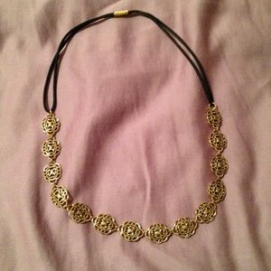 Gold headband