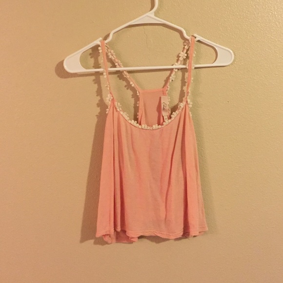 Light pink crop top