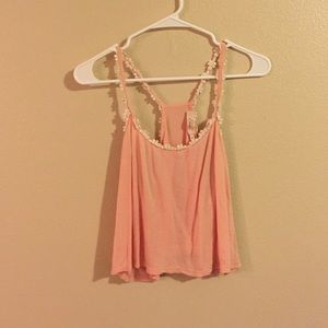Light pink crop top
