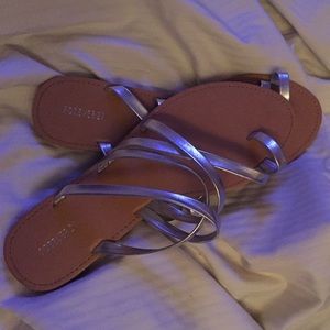 Silver forever 21 sandals